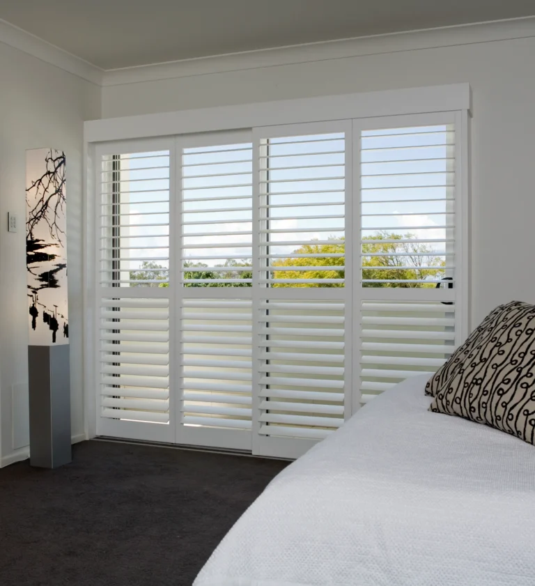 White Bedroom Sliders Closed